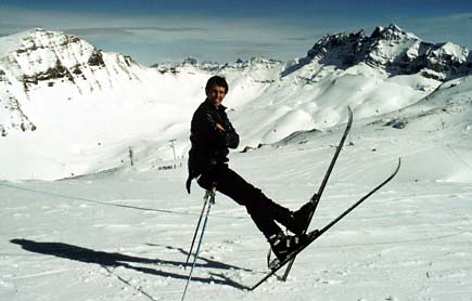 Randy Taylor on skis